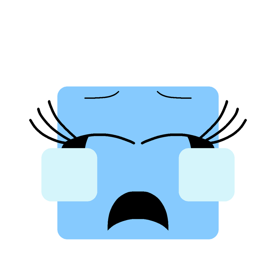 Crying Cubed Cube Crying by olivia902839283 on DeviantArt