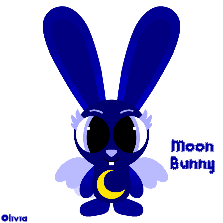 Moon Bunny by OliviaAndFriendsUWU on DeviantArt