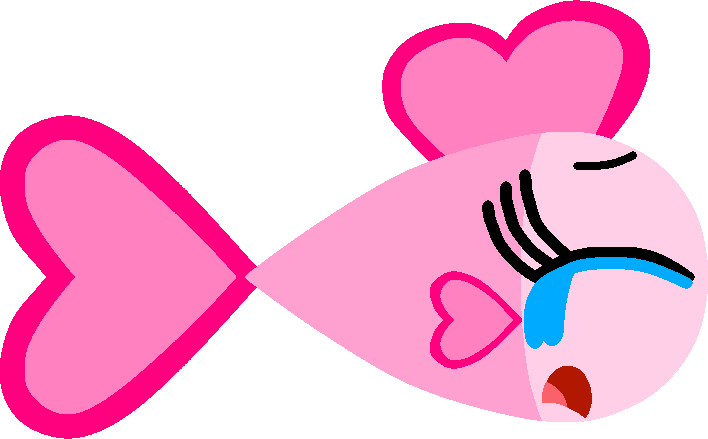 Pink Fish Crying by OliviaFanXD on DeviantArt