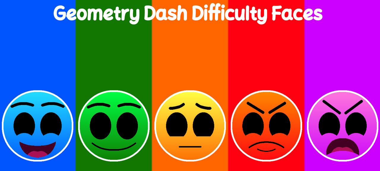 Geometry Dash Difficulty Faces by OliviaFanXD on DeviantArt Geometry Dash Difficulty Faces by OliviaFanXD on DeviantArt