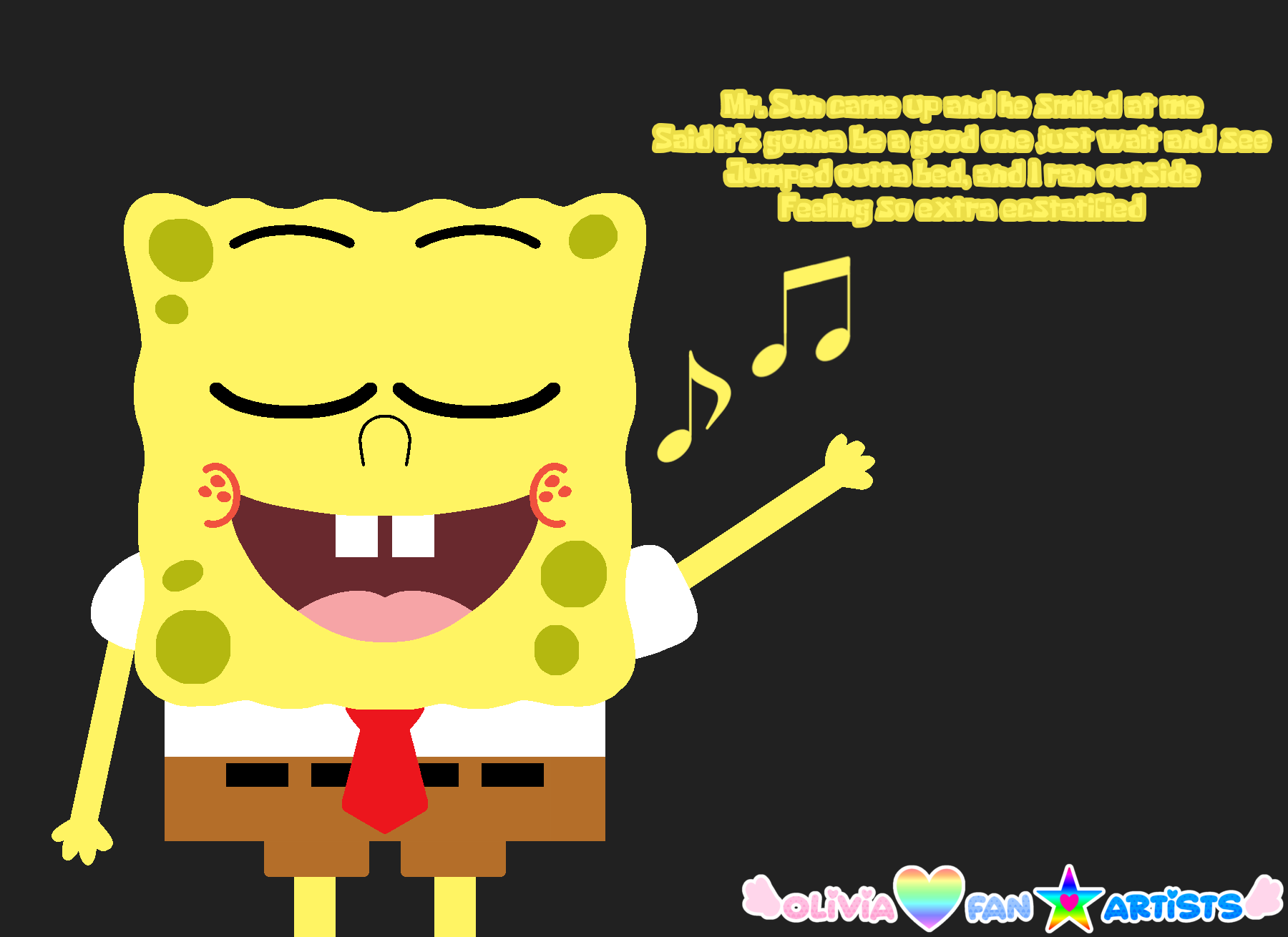 Spongebob Singing The Best Day Ever by OliviaFanXD on DeviantArt