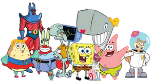 Spongebob Squarepants Characters - PNG
