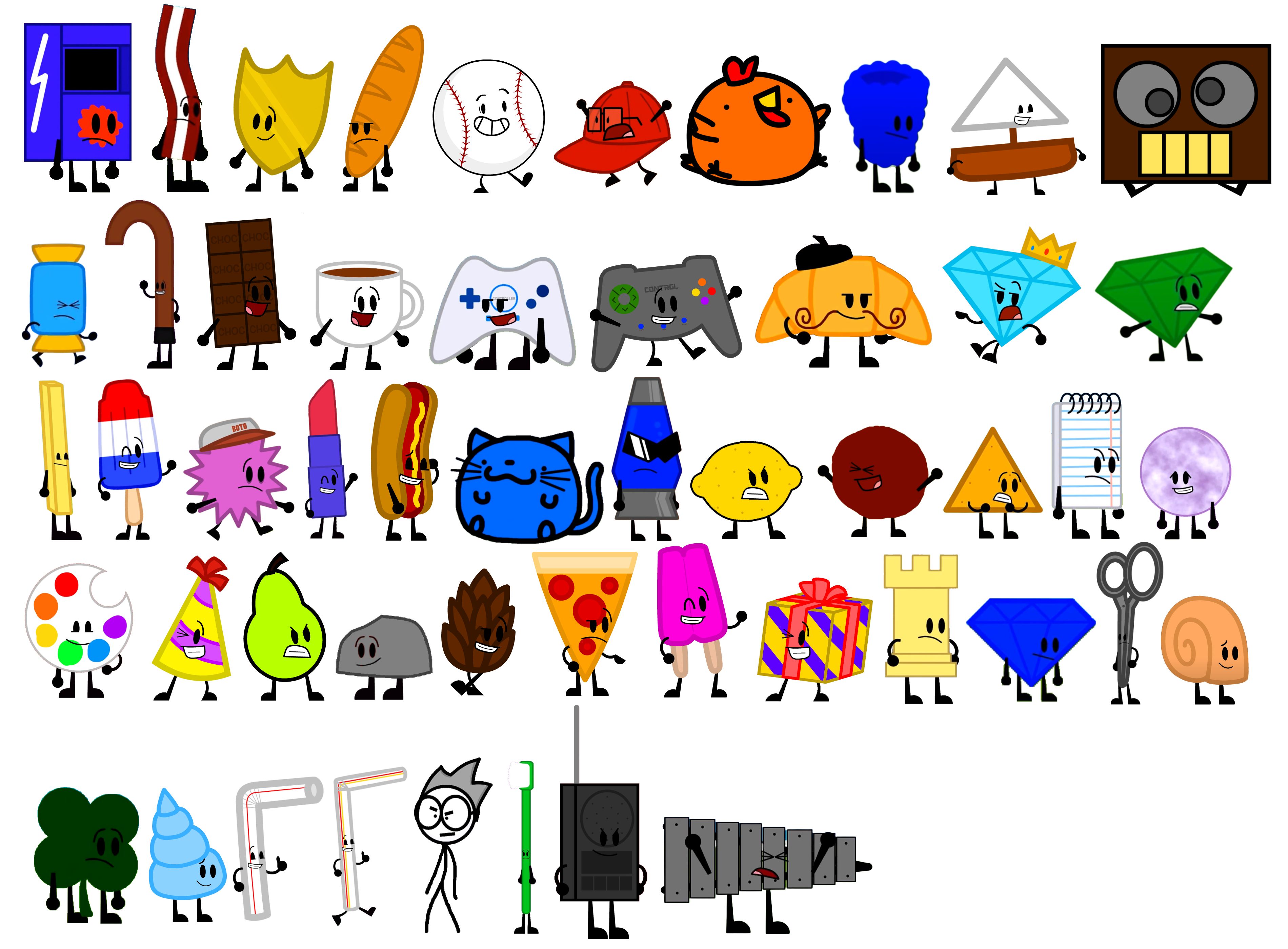 Brawl Of The Objects by OliviaFanXD on DeviantArt