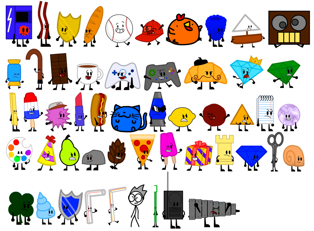 Brawl Of The Objects Characters - PNG by OliviaFanXD on DeviantArt