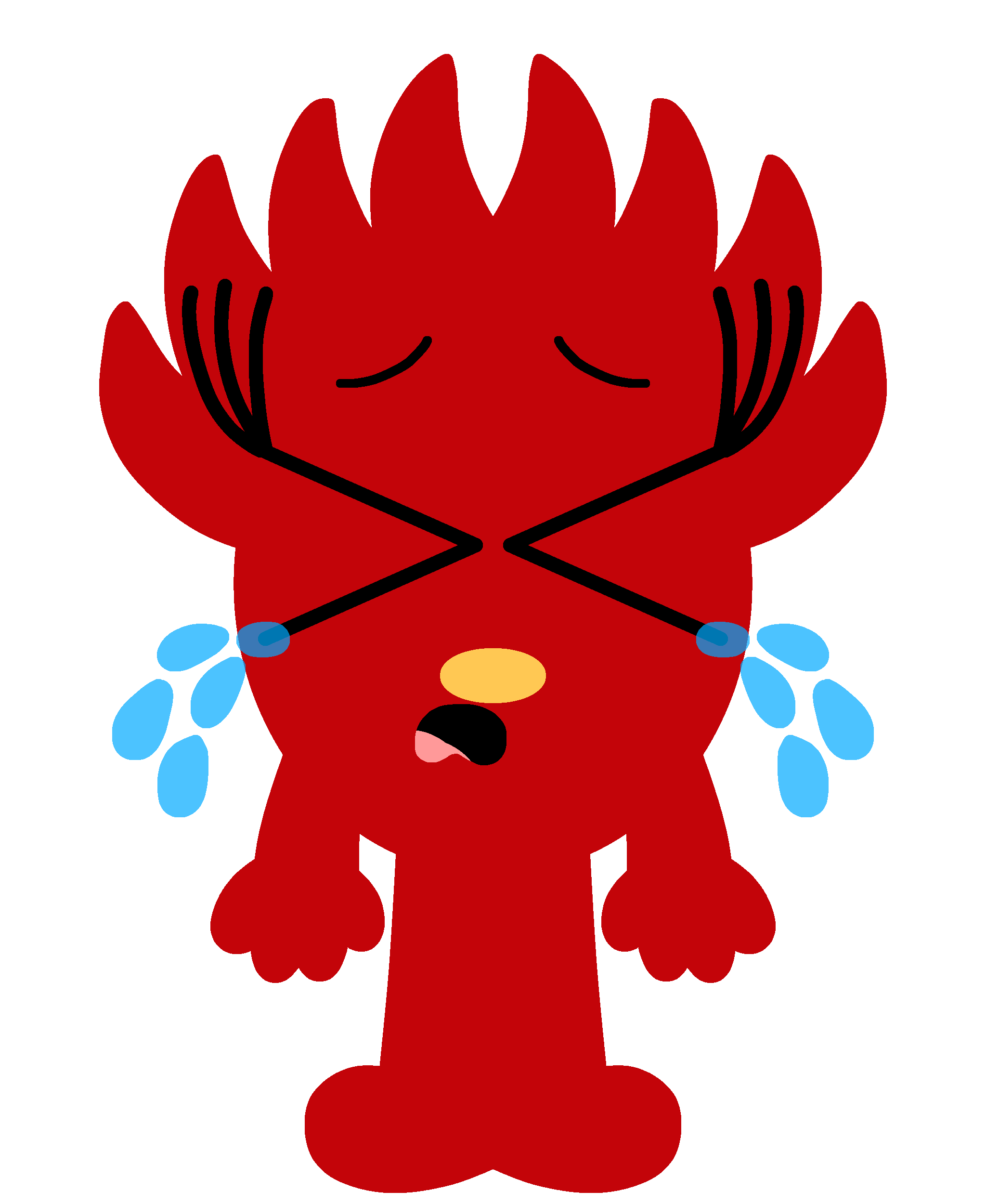 Scary Crying Reference Little Miss Scary Crying (Vector) by OliviaStarTheKawaii on DeviantArt