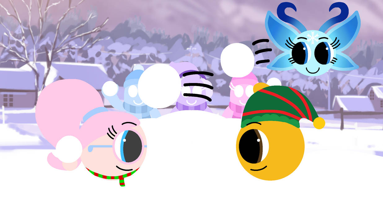 The LocoRoco Snowball Fight by OliviaStarTheKawaii on DeviantArt