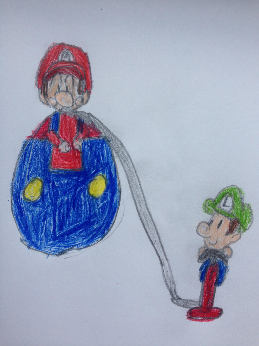 Baby Luigi Inflating Baby Mario by nintendolover2010 on DeviantArt