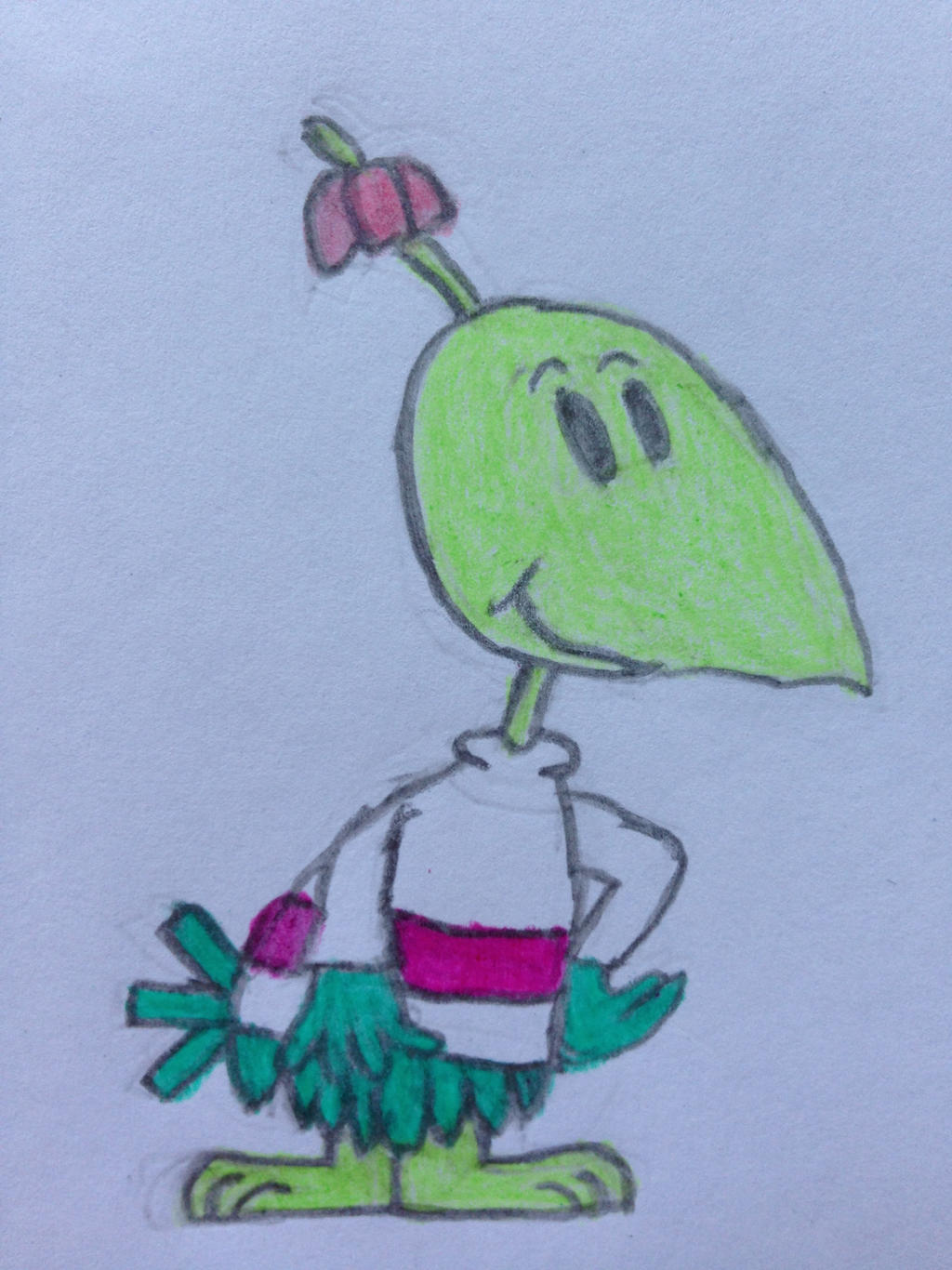 Gogo Dressed as the Aracuan Bird