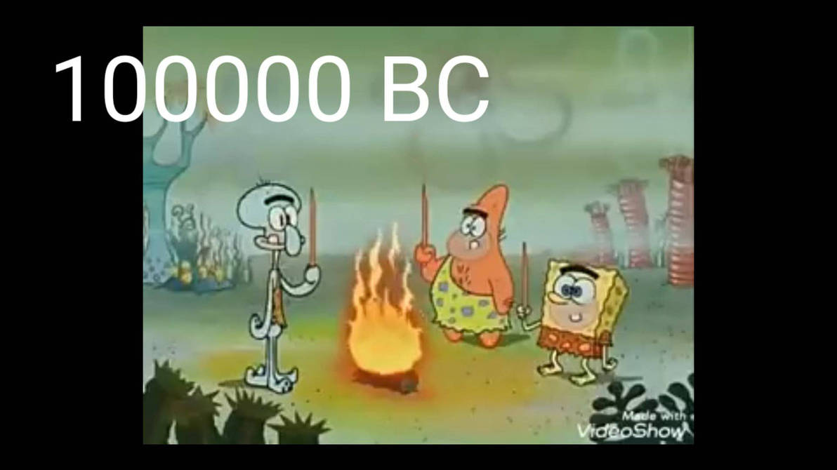Sponge Bc Spongebob - Stone Age (100000 BC) by Pupa080909 on DeviantArt