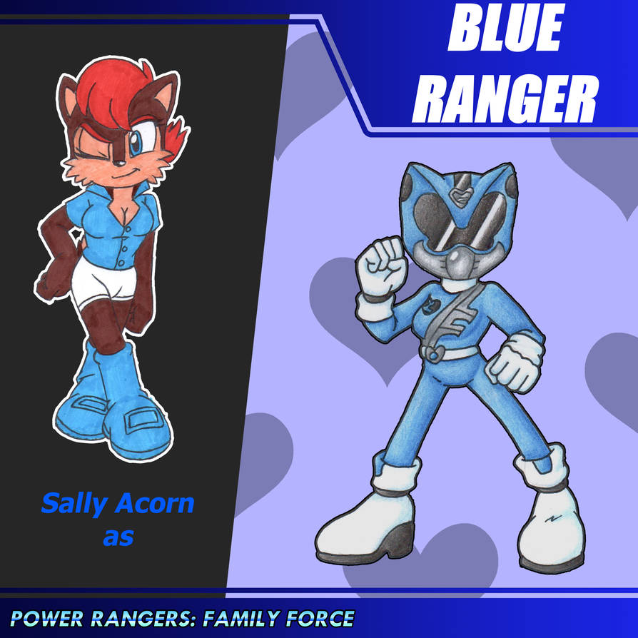 POWER RANGERS: FAMILY FORCE- Blue Ranger Sally by NekoEmerald on DeviantArt