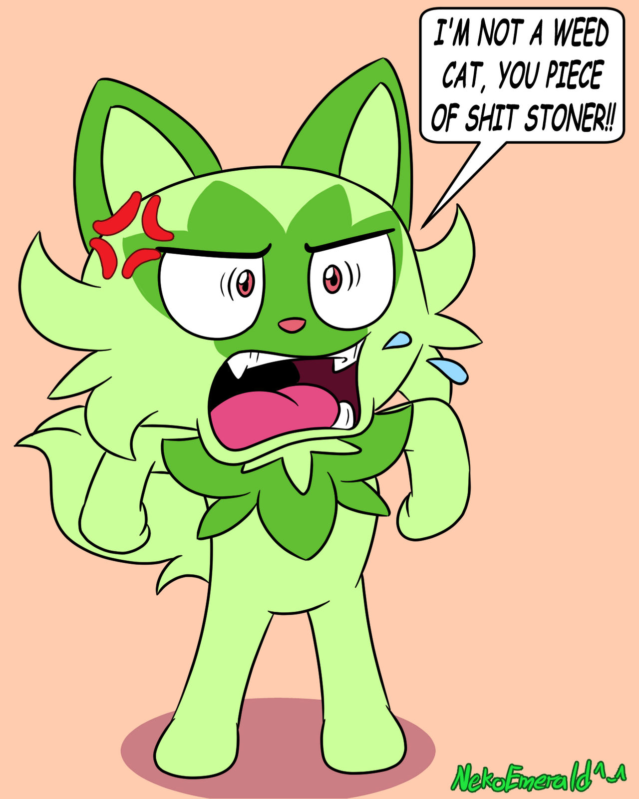 Springatito Doesn't Want To Be Blazed Up by NekoEmerald on DeviantArt