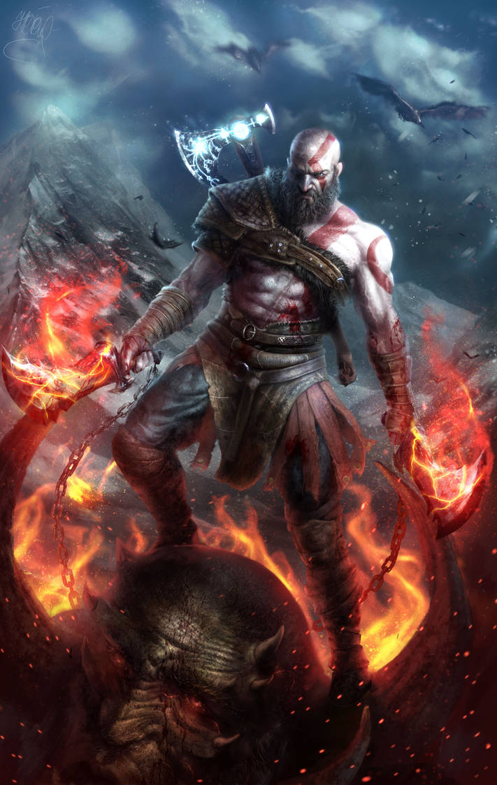 Kratos (God of War4) by gaammby on DeviantArt