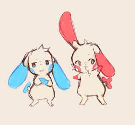 Plusle And Minun Doodle