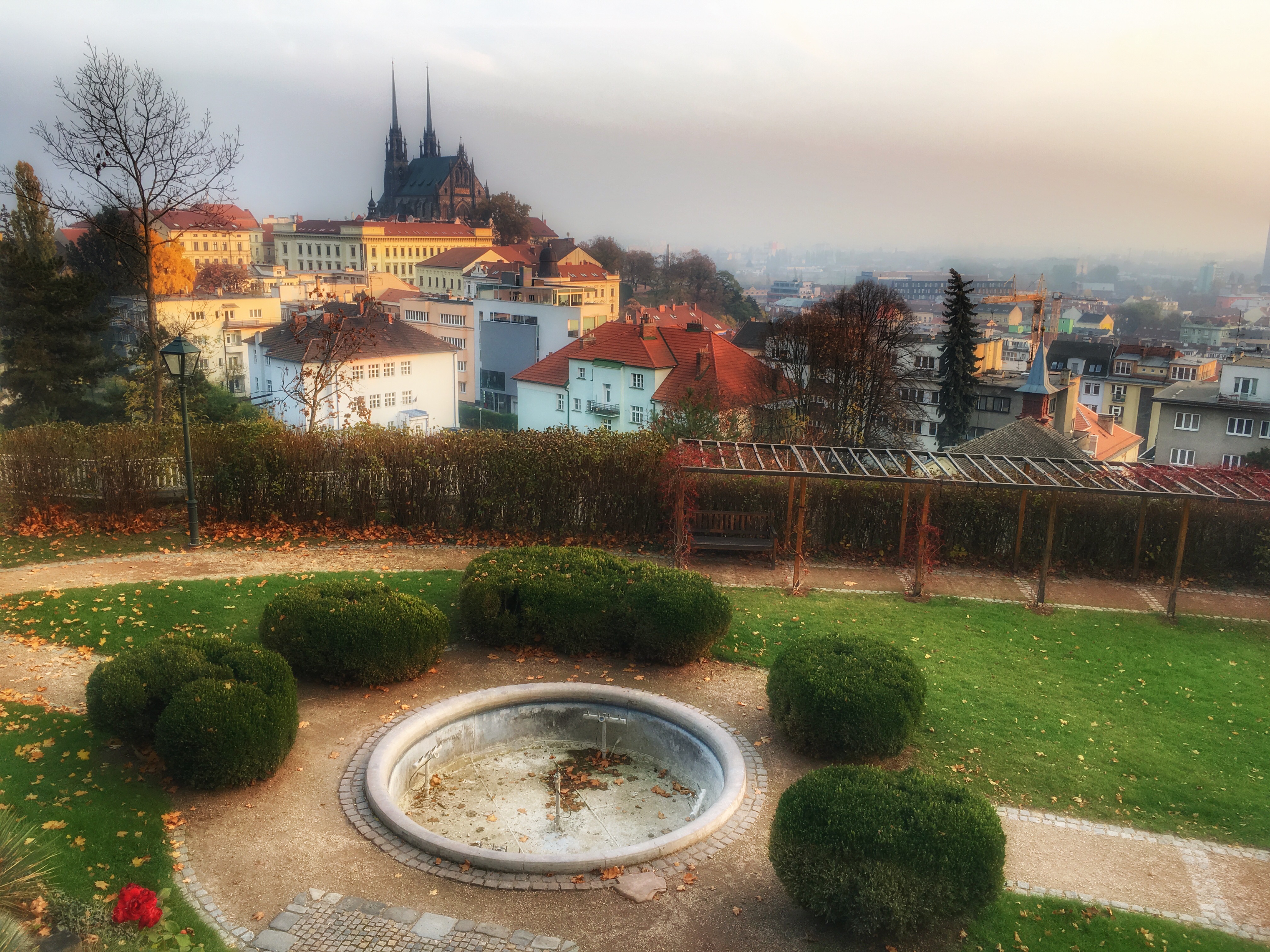 Brno - Spilberk view St. Peters Pavel Cathedral