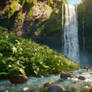 Landscapes Waterfall Scenery Paysage 004