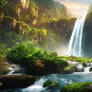 Landscapes Waterfall Scenery Paysage 008