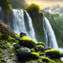 Landscapes Waterfall Scenery Paysage 015