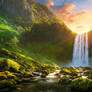 Landscapes Waterfall Scenery Paysage 018