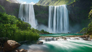Landscapes Nature Scenery Paysage Waterfall 0012