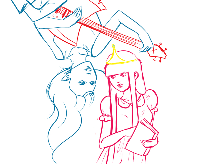 Marceline and Princess Bubblegum