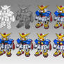 SD Gundam- Coloring process