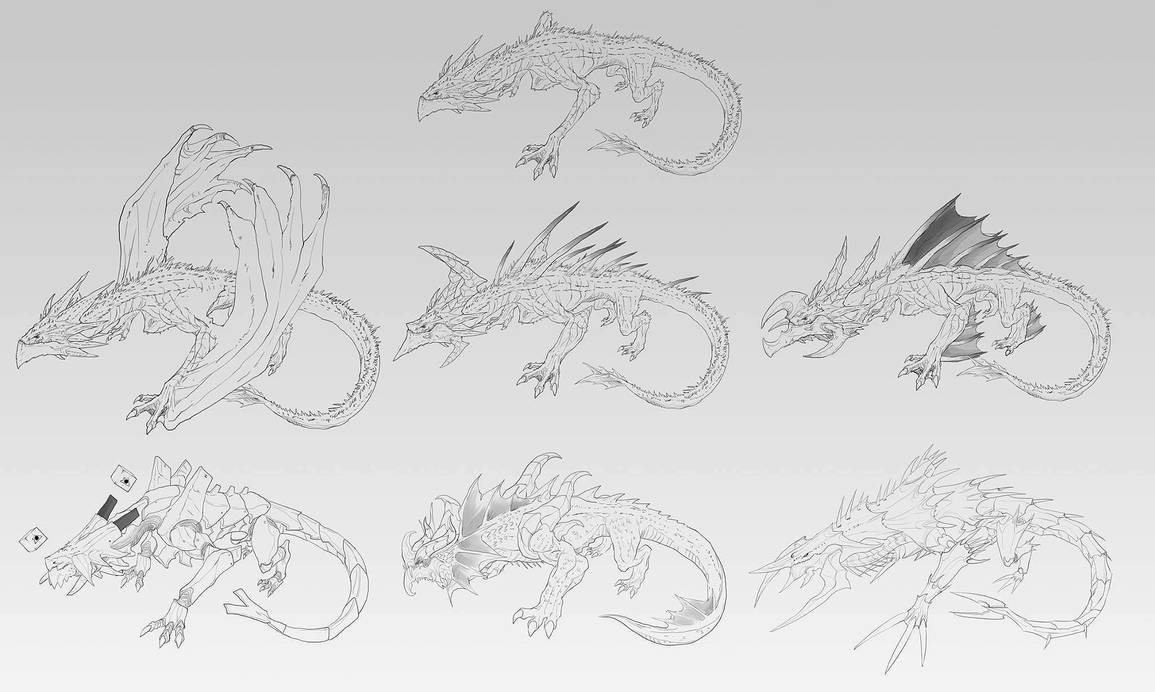 Demo for students- the Dragon Variations by thiennh2 on DeviantArt