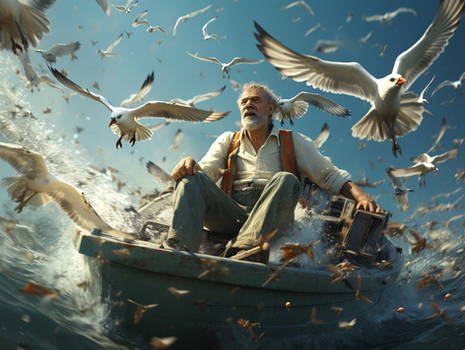 The Old Man and the Seagulls. A Flocking Good Time