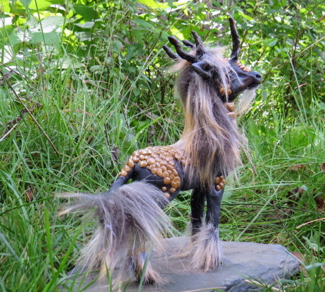 Kirin Unicorn Art Doll Sculpture