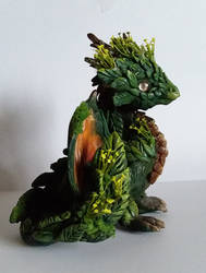 Sold Forest Guardian Dragon Sculpture