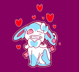 Sylvon without his sunglasses!