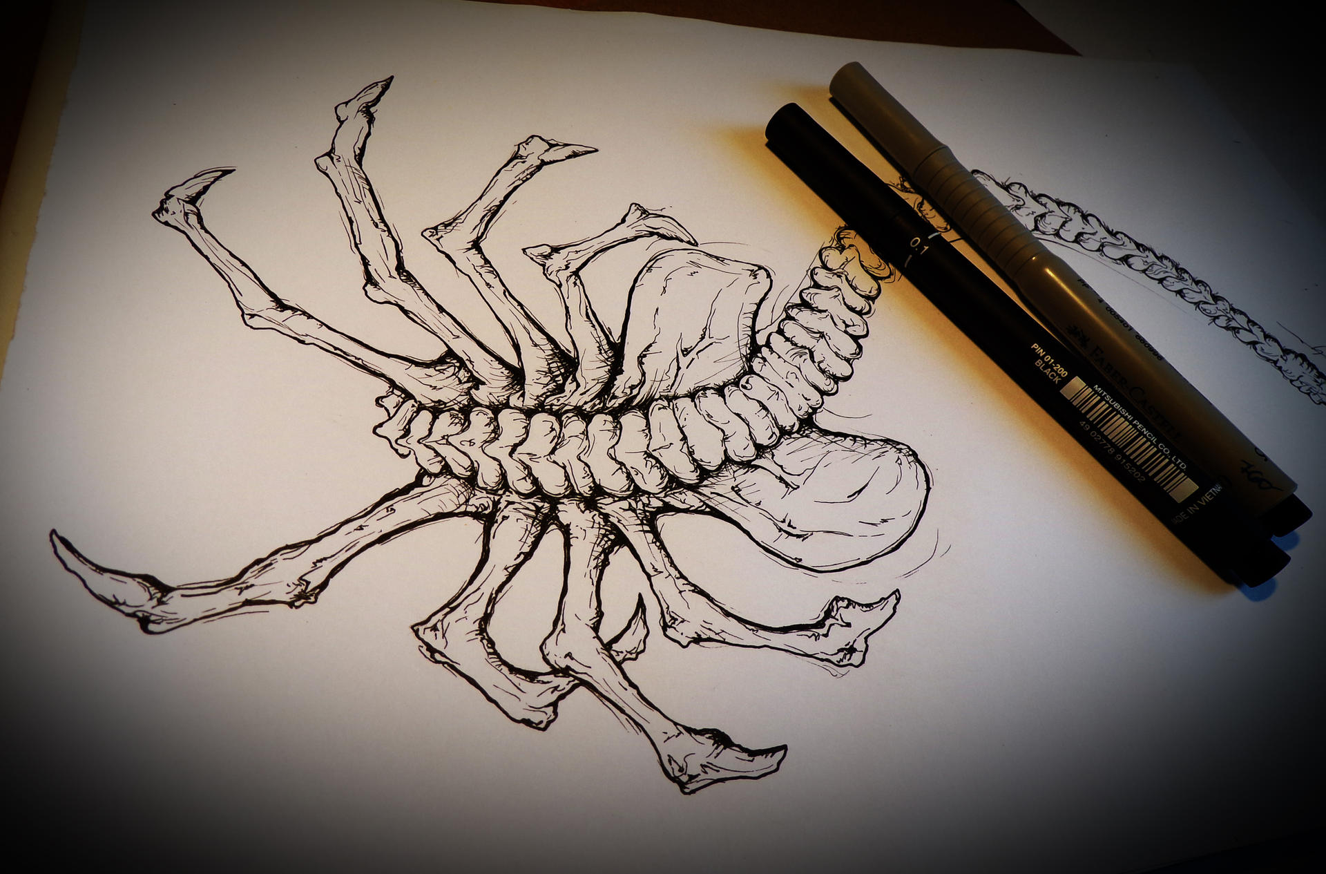 Facehugger tattoo design by DianaGellenArt on DeviantArt