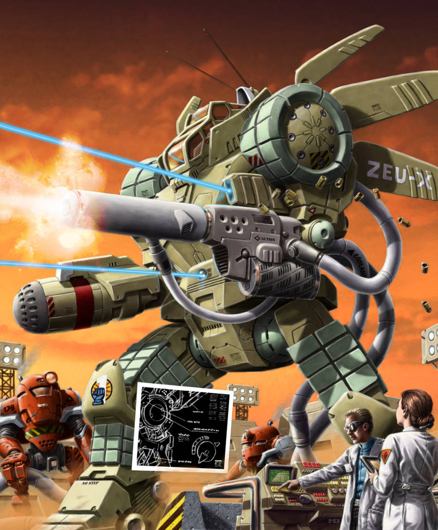 Battletech - Maximum Tech Cover, 1997 by SteamPoweredMikeJ