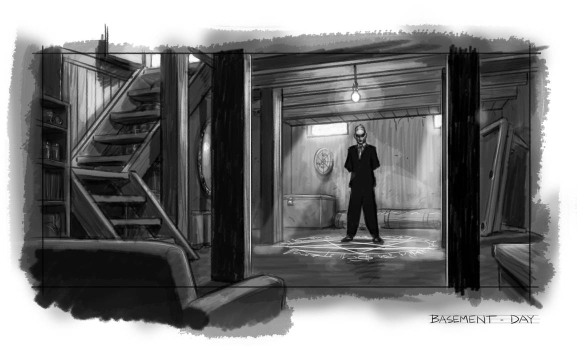 HTP - Basement sketch by SteamPoweredMikeJ