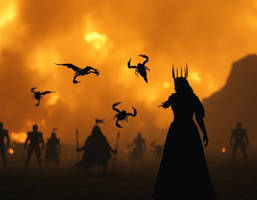 The Black Queen and the Flying Scorpions of Avichi