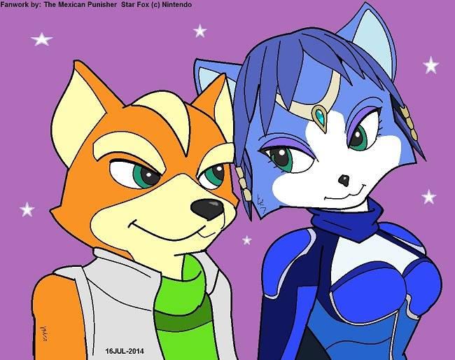 Fox McCloud and Krystal