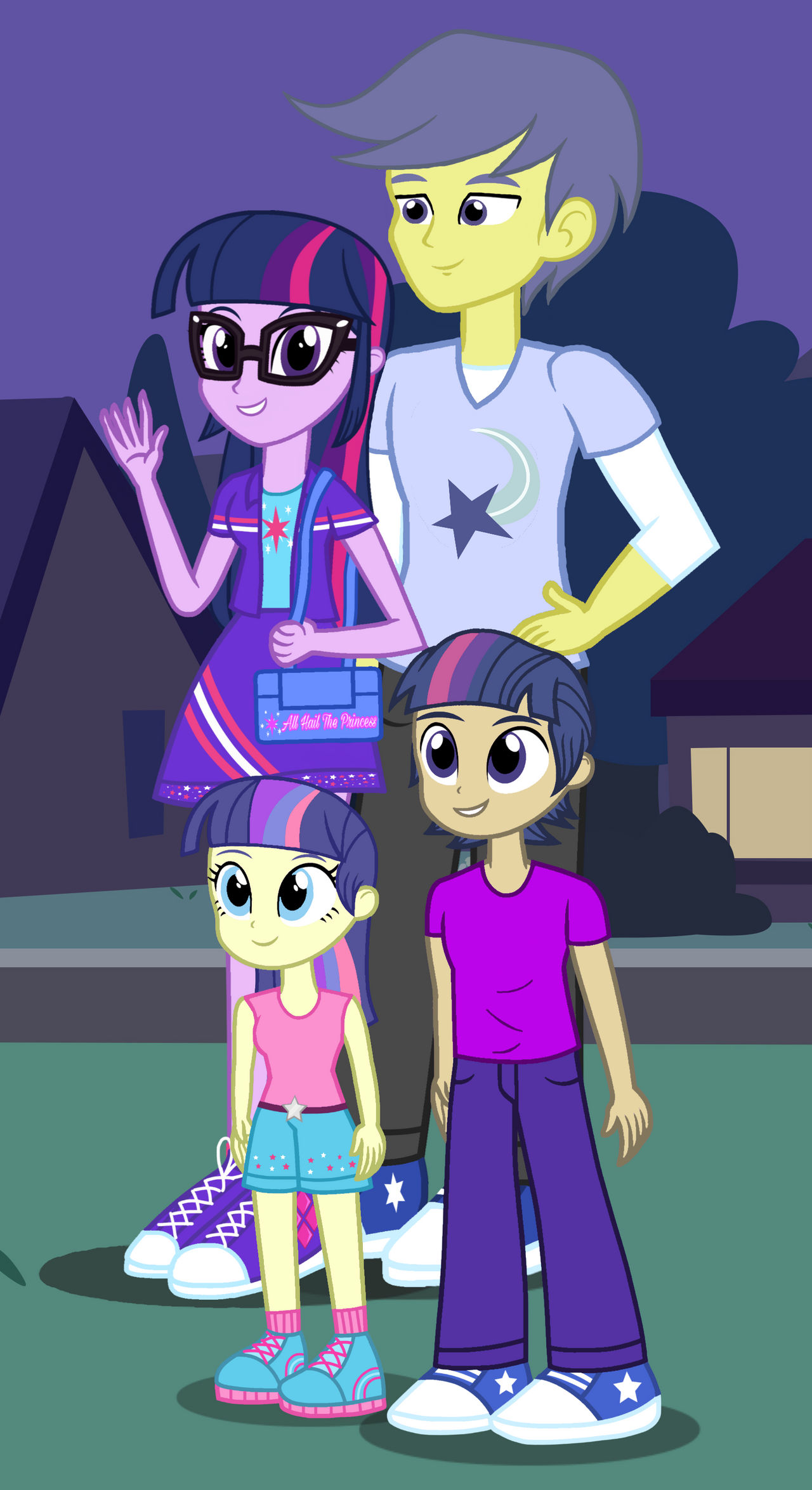 Equestria Girls TwiComet Family by TheMexicanPunisher on Equestria Girls TwiComet Family by TheMexicanPunisher on