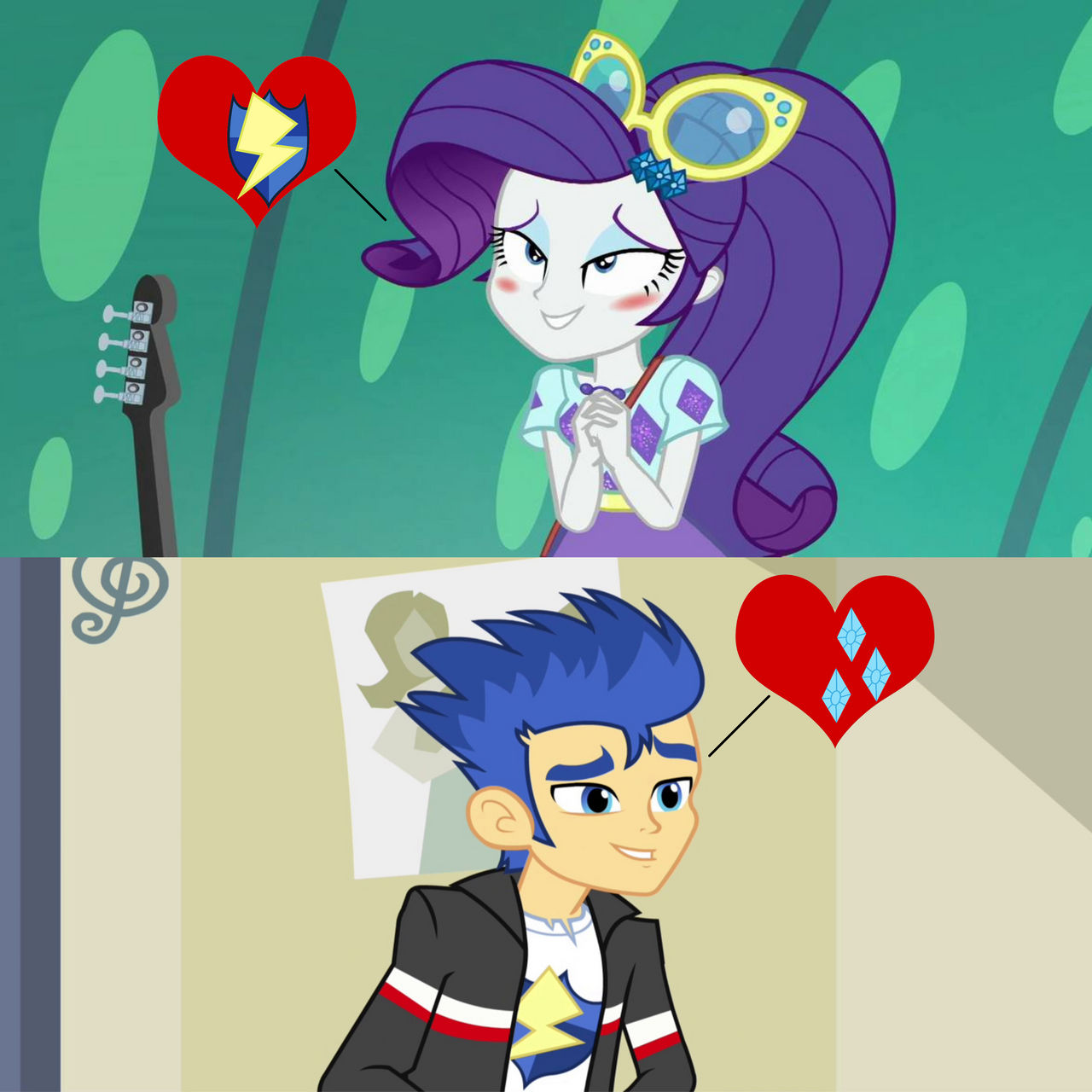Rarity and Flash Sentry are Falling in Love by TheMexicanPunisher on ...