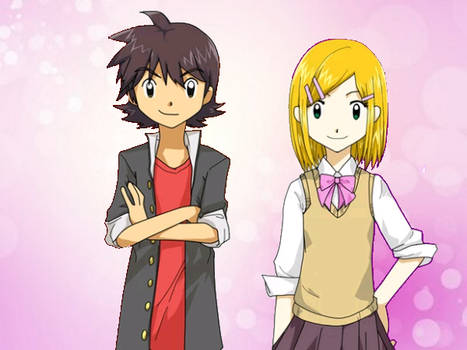 Digimon Frontier - Teenager Couple