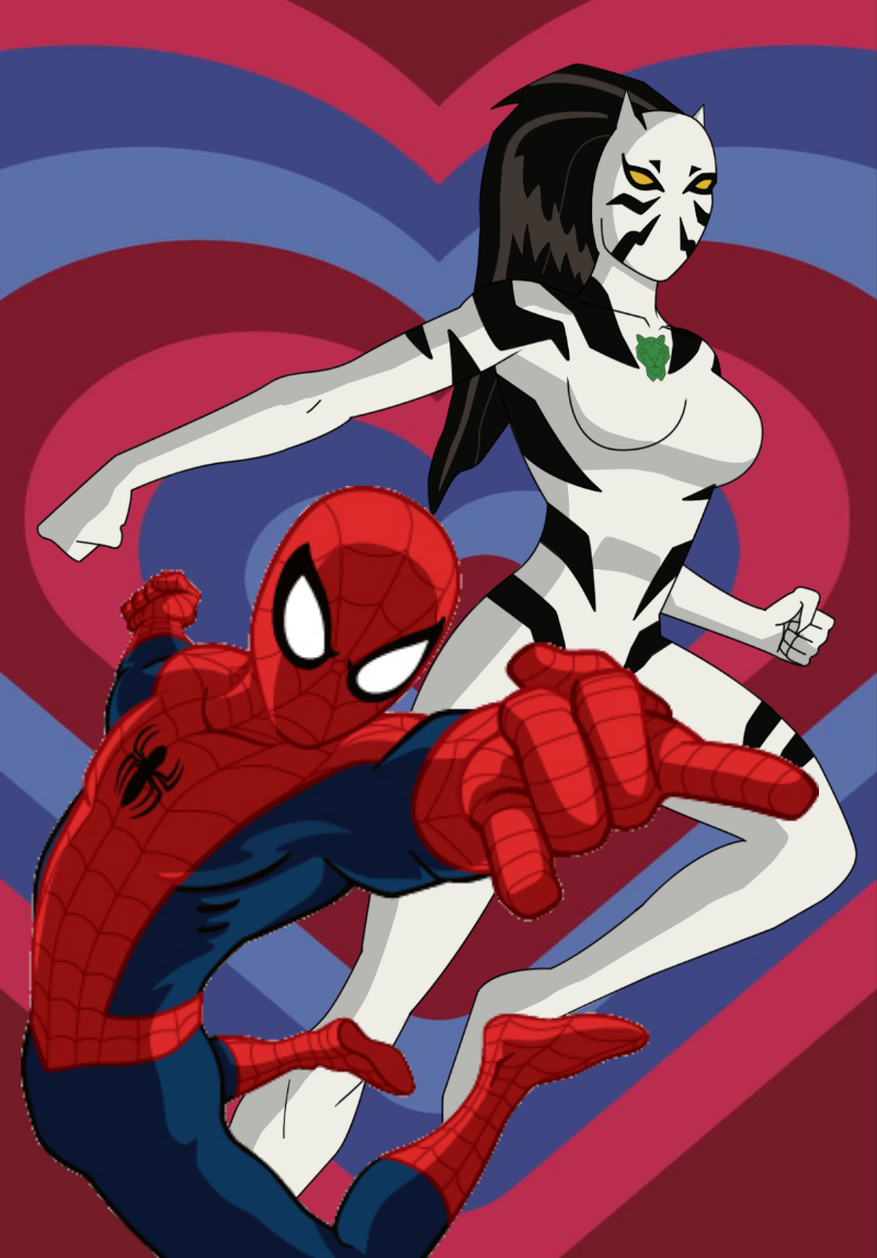 Shipping Card: Spider-Man x White Tiger by TheMexicanPunisher on DeviantArt