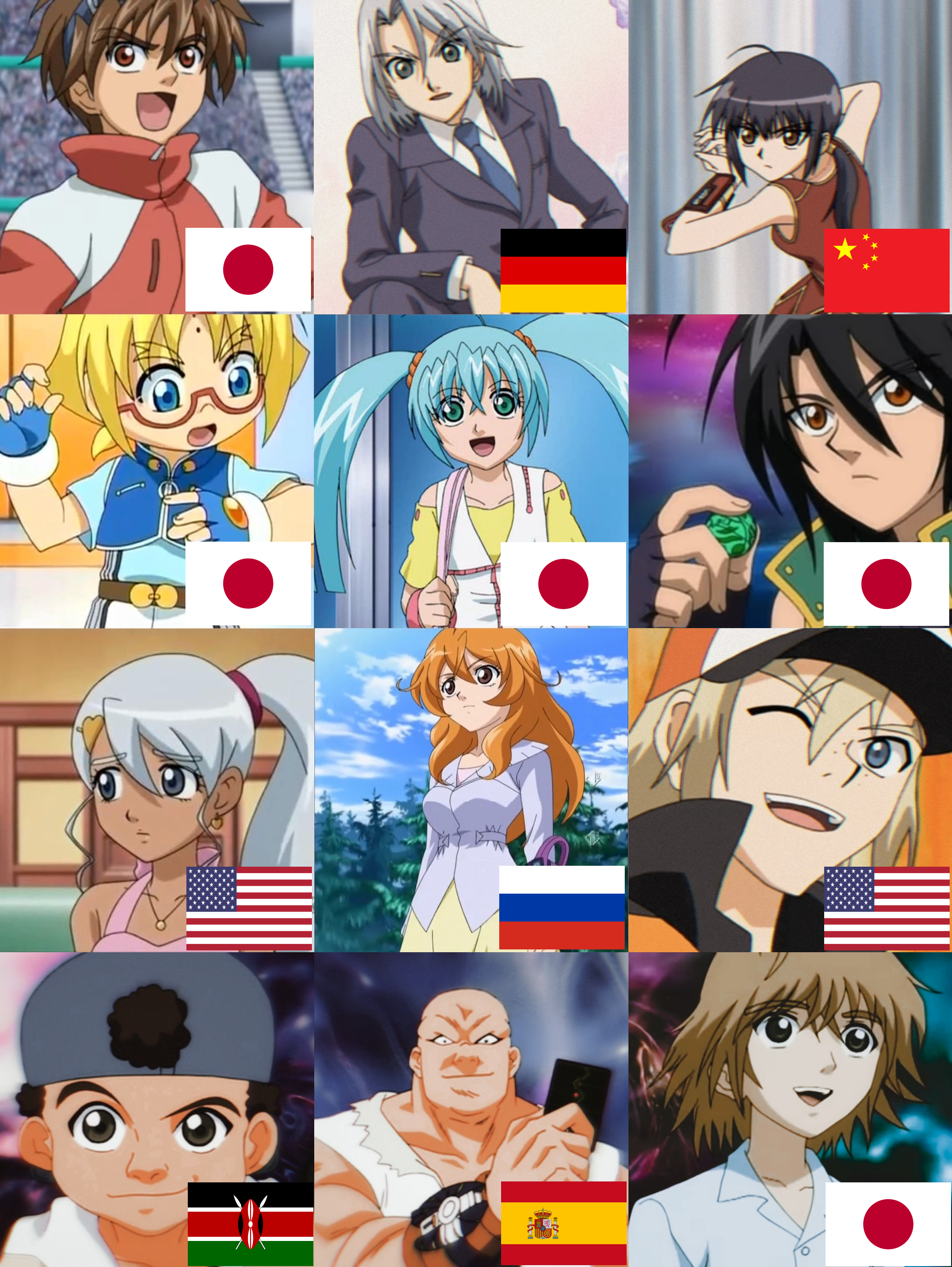 Bakugan Battle Brawlers: Nationalities (My ver.) by TheMexicanPunisher on  DeviantArt