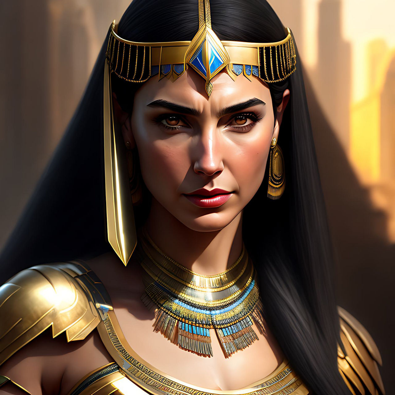 Gal Gadot as Queen Cleopatra VII (V2) by TheMexicanPunisher on DeviantArt