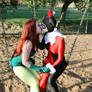 Harley Quinn and Poison Ivy cosplay 2
