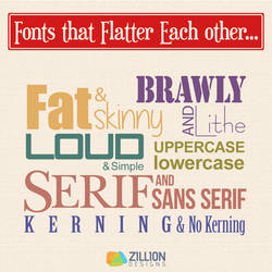 Fonts That Flatter Each Other...