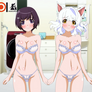 Hanekawa and black