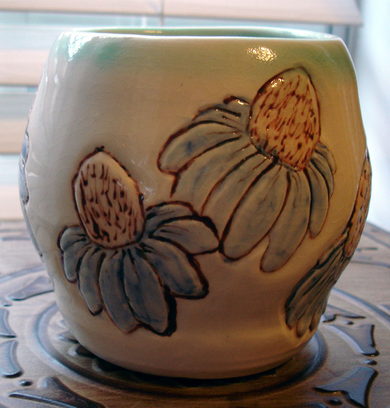 Cone Flower Vase