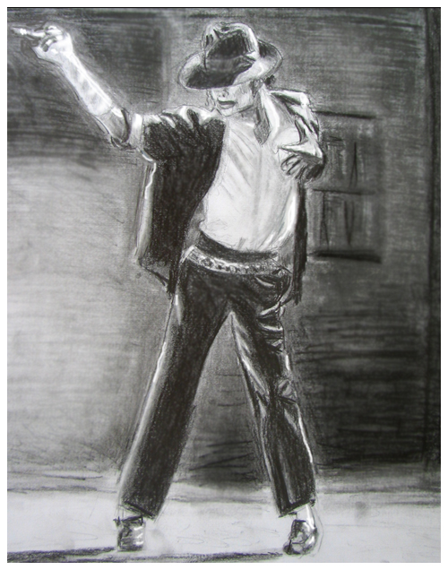 Michael Jackson BOW Drawing
