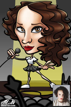 Singer Caricature