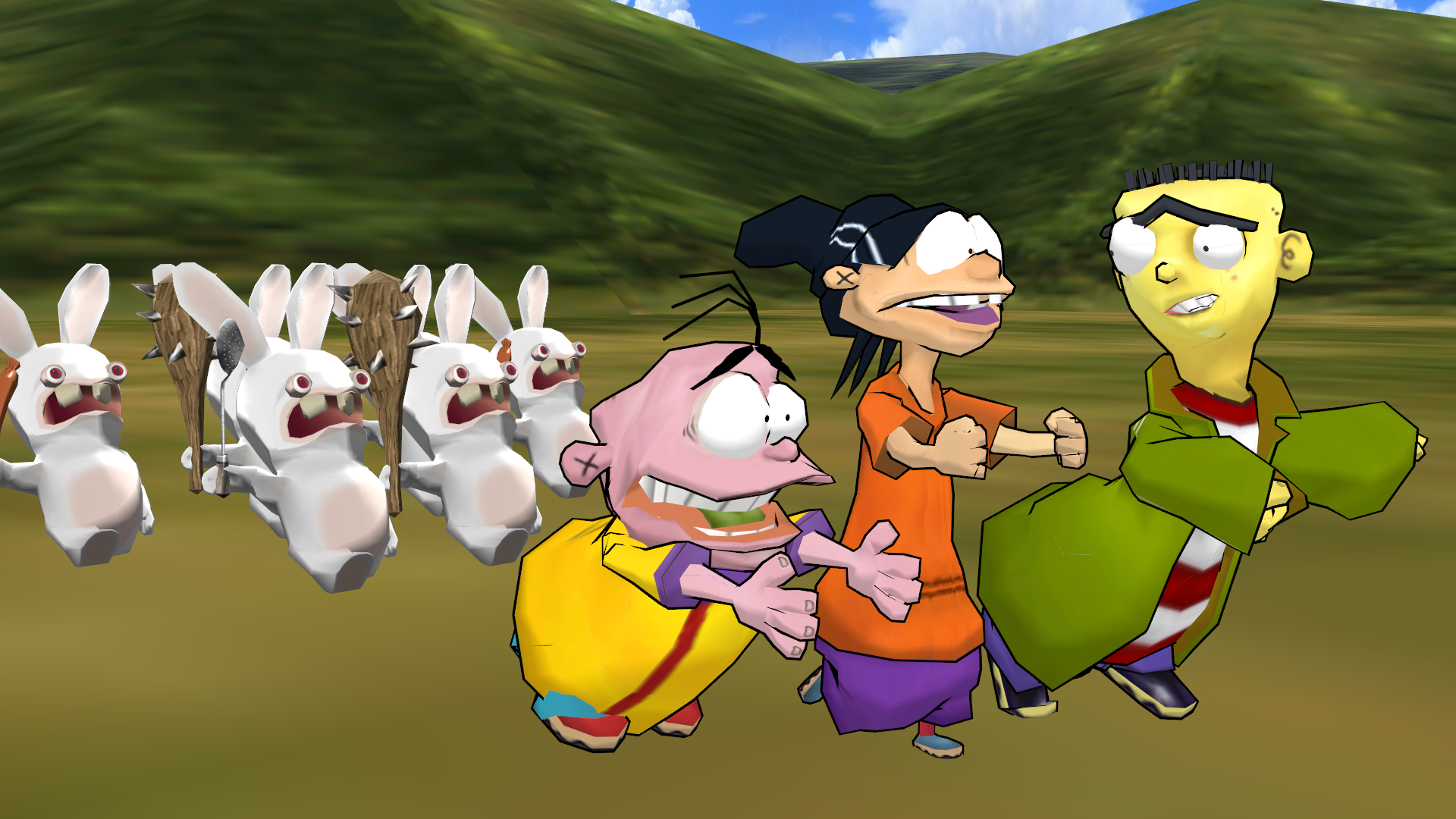 Run away from the Rabbids by MonadoBoy16 on DeviantArt