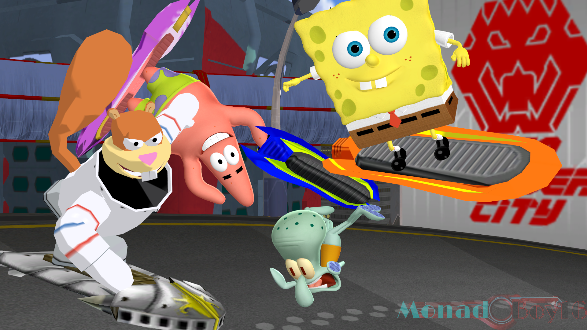 Spongebob Rode Way SpongeBob Riders by MonadoBoy16 on DeviantArt
