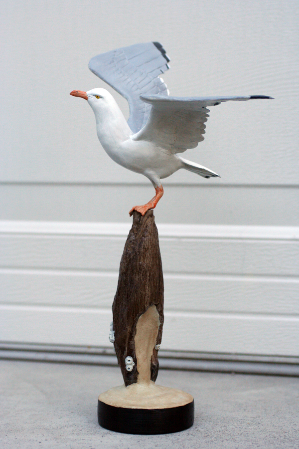 Seagull Perching